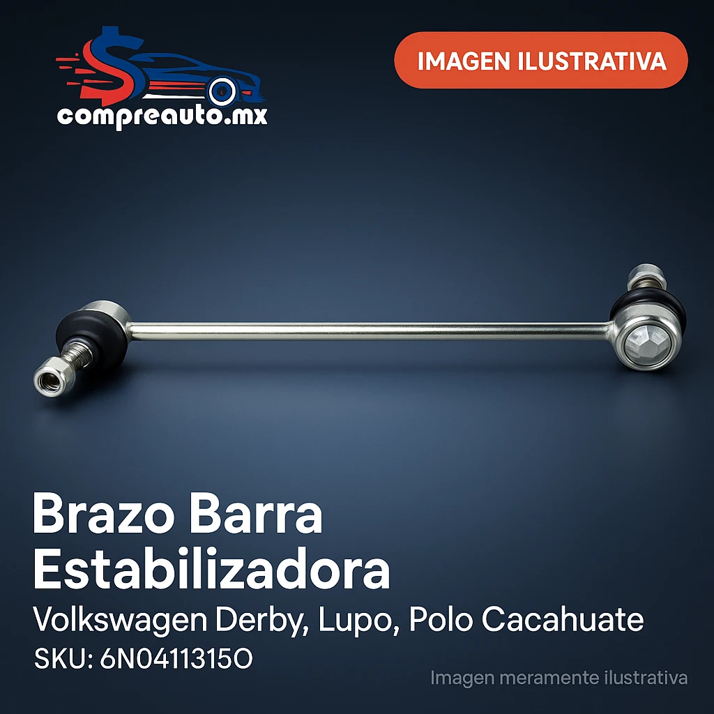 Brazo Barra Estabilizadora VW Derby Lupo Polo Cacahuate (OEM 6N0411315O)