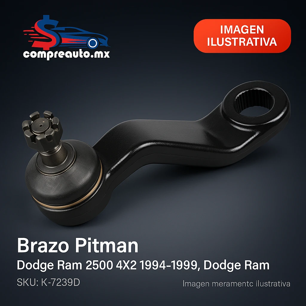 Brazo Pitman SuspensiÃ³n Independiente Dodge Ram 2500/3500 4X2 1994-1999 (Grob K-7239D)