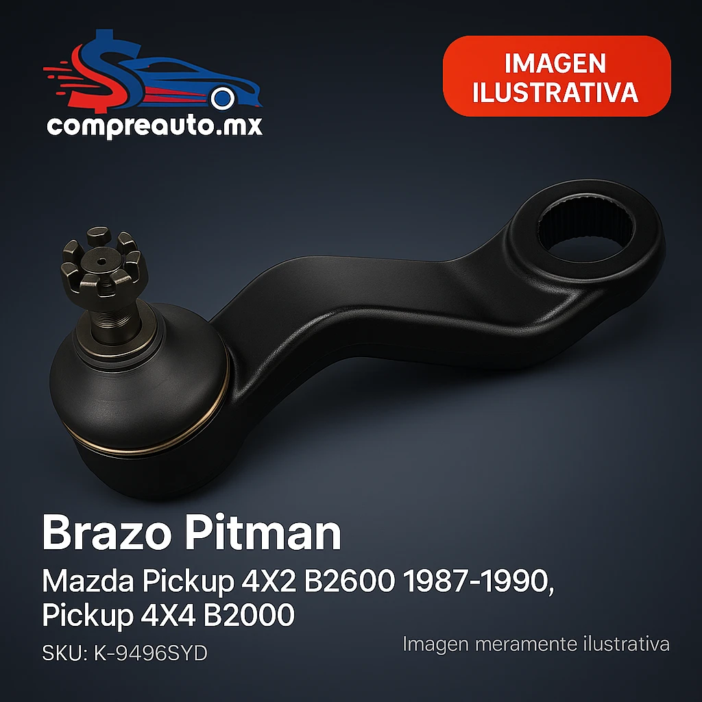Brazo Pitman SYD K-9496SYD para Mazda Pickup B2000/B2200/B2600 4x2 y 4x4 1987-1990