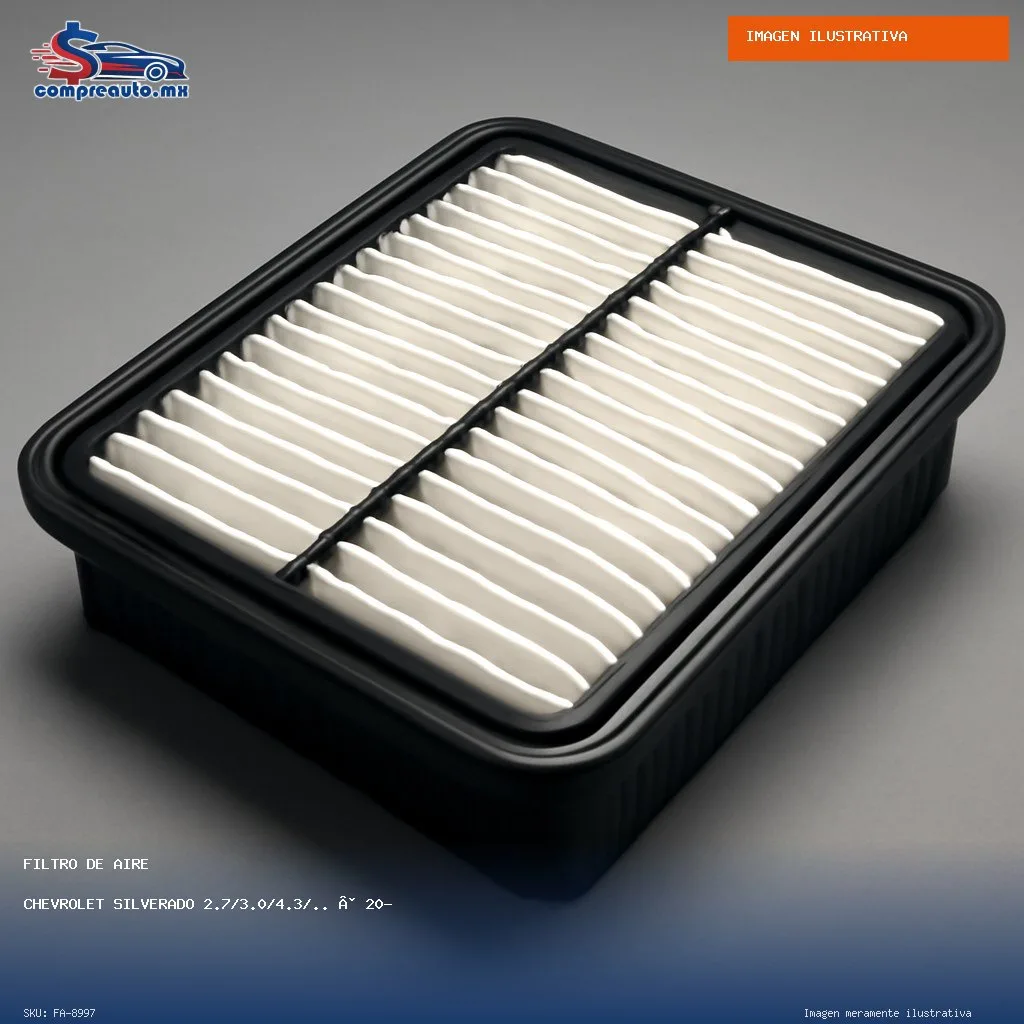 Filtro de Aire Chevrolet SILVERADO 2.7/3.0/4.3/5.3/6.2L 20-
