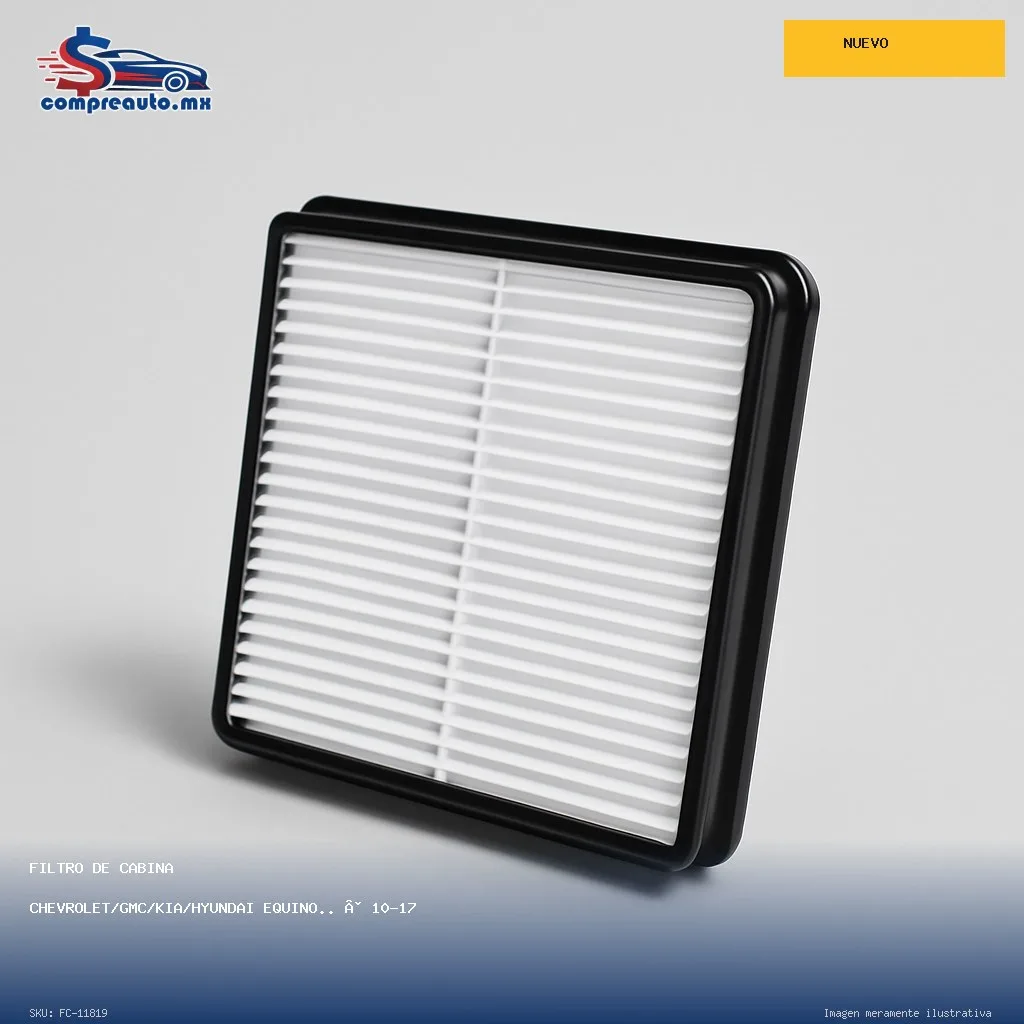 FC-11819-Filtro de Cabina Chevrolet/GMC/Kia/Hyundai Equinox/Terrain 2.4L 10-17