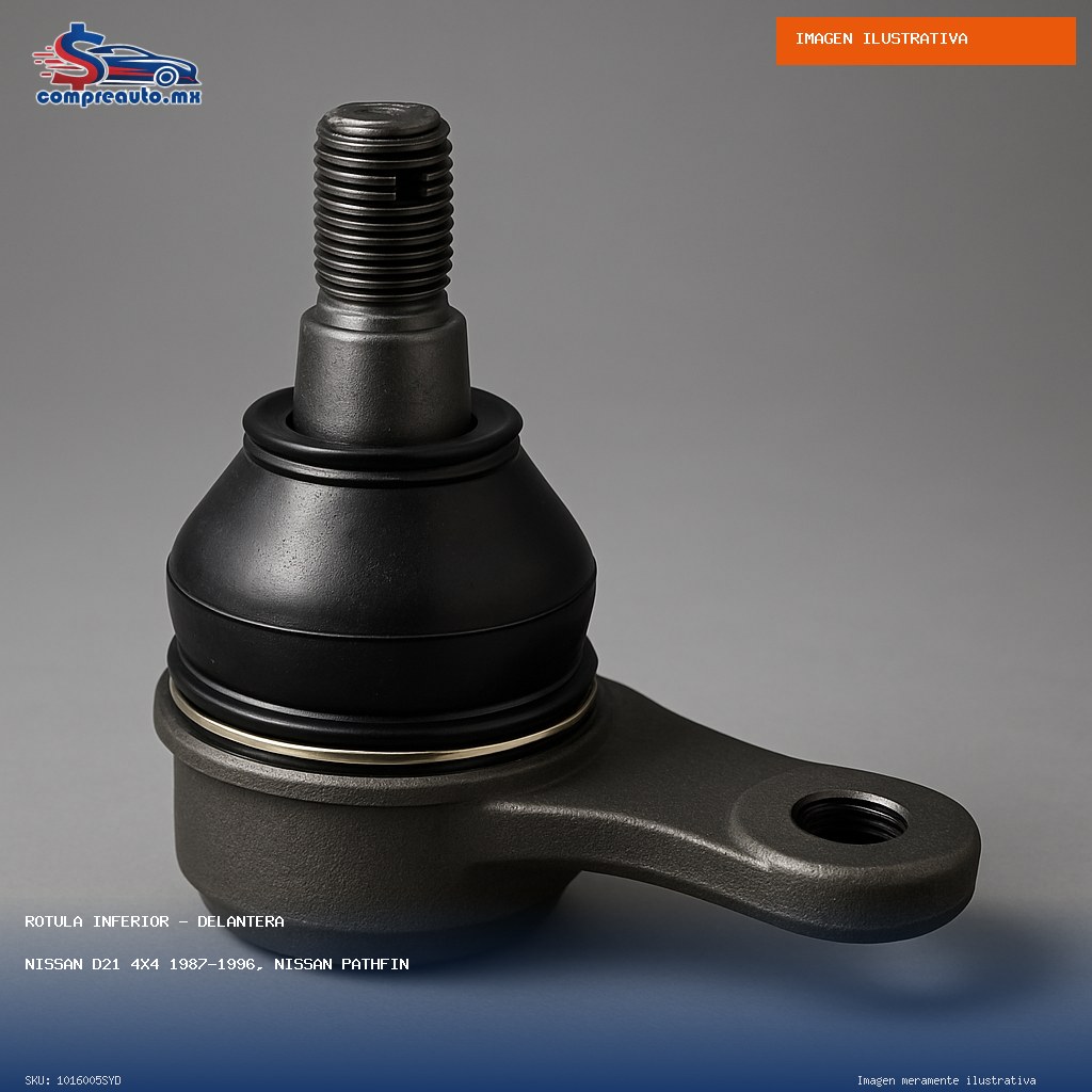 Rótula Inferior Delantera Nissan D21 4x4 1987-1996, Nissan Pathfinder 4x2/4x4 1987-1996, Nissan Pickup 4x4 1983-1996 (SYD 1016005SYD)