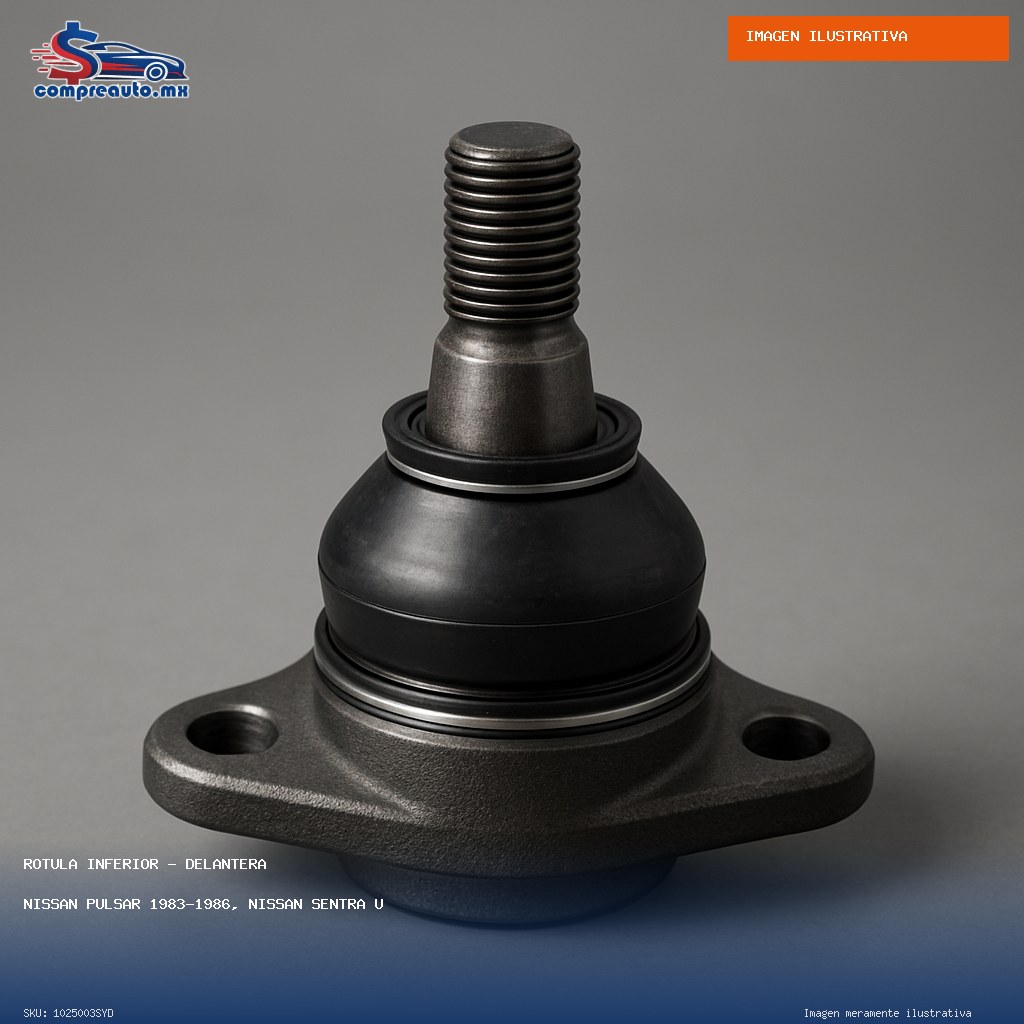Rótula Inferior Delantera Nissan Pulsar 1983-1986, Nissan Sentra USA 1982-1986, Nissan Tsuru I 1984-1987 (SYD 1025003SYD)