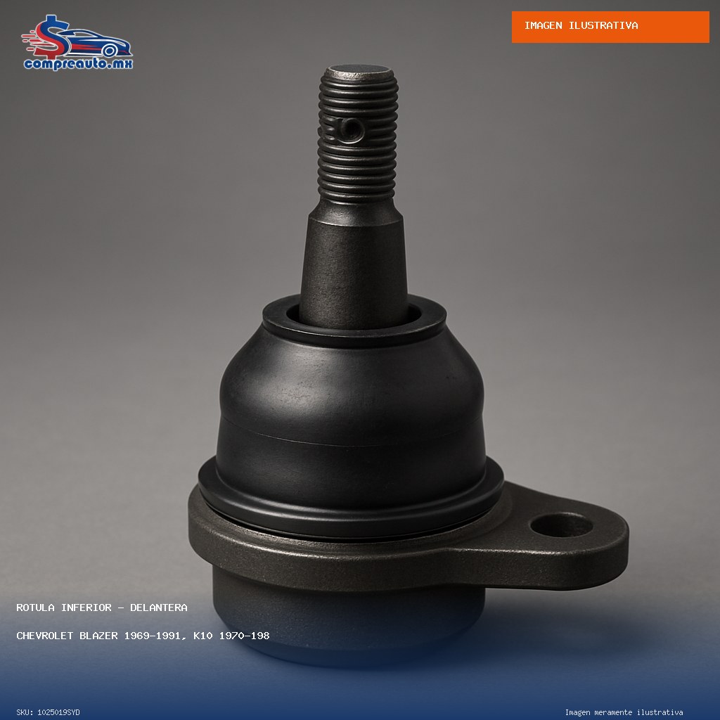 Rótula Inferior Delantera Chevrolet Blazer 1969-1991, K10 1970-1986, K10 Pickup 1970-1974, K10 Suburban 1970-1986, K20 1975-1986, K20 Pickup 1970-1974, K20 Su (SYD 1025019SYD)