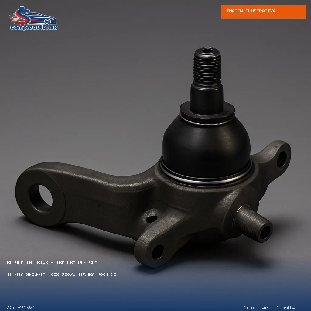 Rótula Inferior Trasera derecha Toyota Sequoia 2003-2007, Tundra 2003-2006 (SYD 1026010SYD)