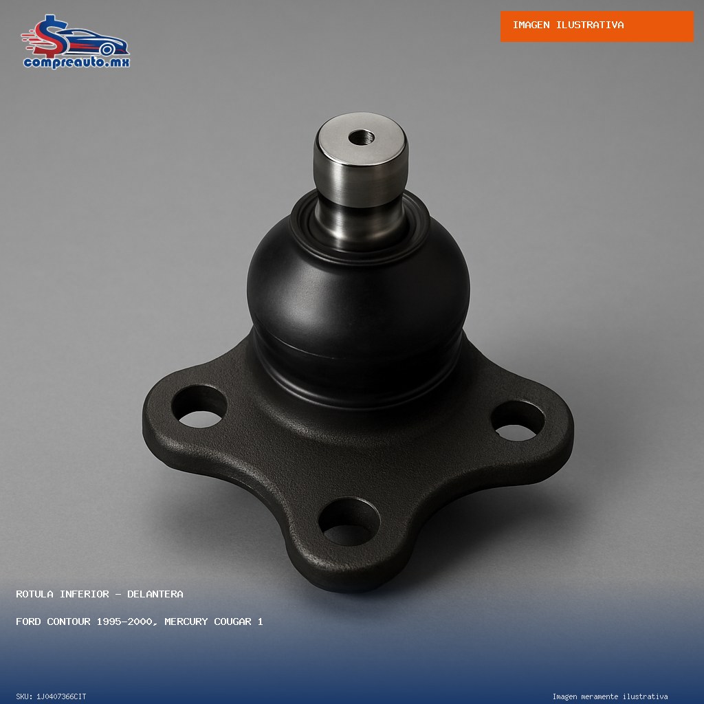 Rótula Inferior Delantera Ford Contour 1995-2000, Mercury Cougar 1999-2002, Mystique 1995-2000 (CIT 1J0407366CIT)