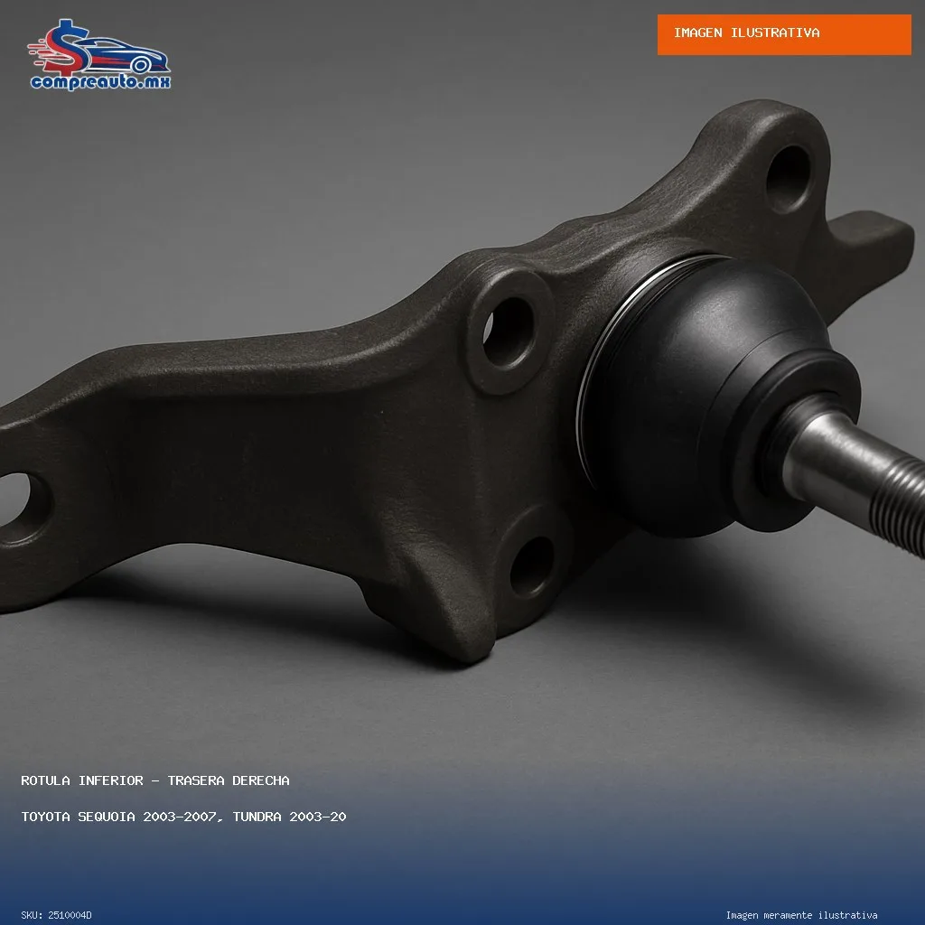 Rótula Inferior Trasera derecha Toyota Sequoia 2003-2007, Tundra 2003-2006 (D 2510004D)