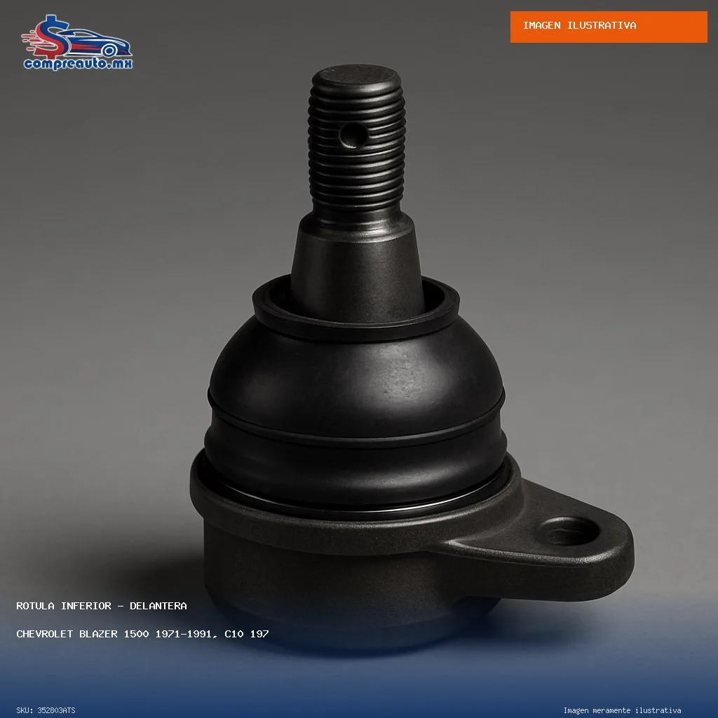 Rótula Inferior Delantera Chevrolet Blazer 1500 1971-1991, C10 1971-1991, G10 1971-1995, G20 1973-1995; GMC Blazer 1500 1971-1991, C10 1971-1991, G10 1971-1995 (ATS 352803ATS)