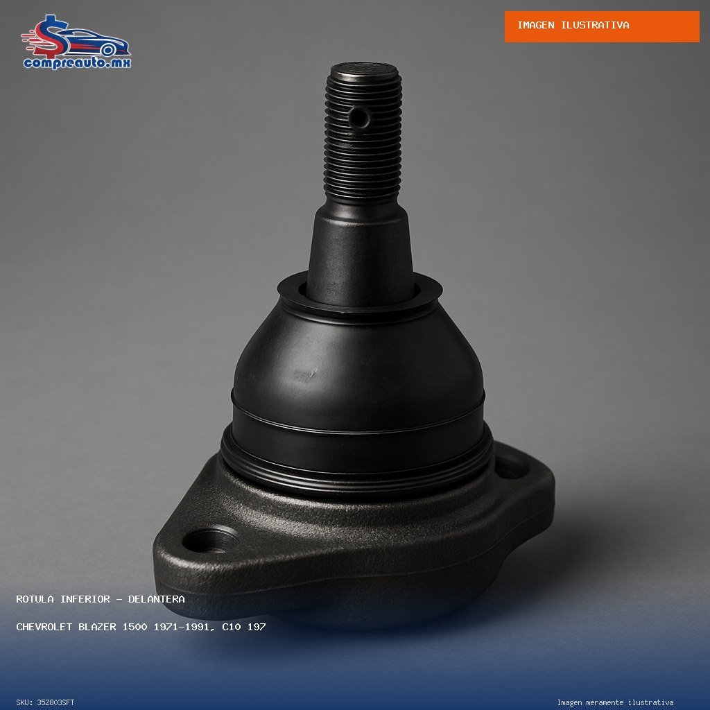 Rótula Inferior Delantera Chevrolet Blazer 1500 1971-1991, C10 1971-1991, G10 1971-1995, G20 1973-1995; GMC Blazer 1500 1971-1991, C10 1971-1991, G10 1971-1995 (SFT 352803SFT)