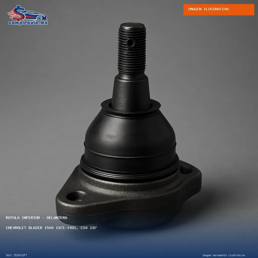Rótula Inferior Delantera Chevrolet Blazer 1500 1971-1991, C10 1971-1991, G10 1971-1995, G20 1973-1995; GMC Blazer 1500 1971-1991, C10 1971-1991, G10 1971-1995 (SFT 352803SFT)