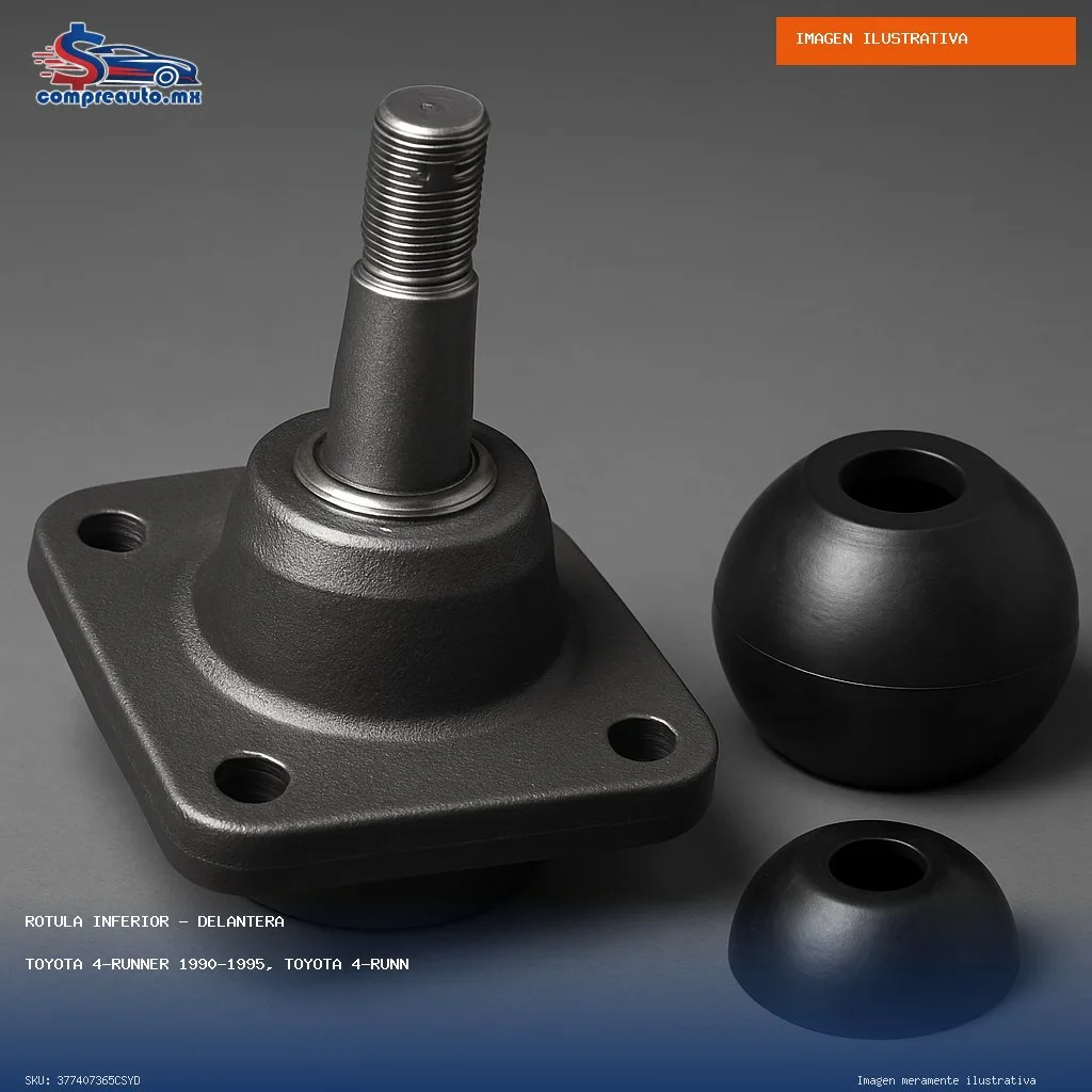 Rótula Inferior Delantera Toyota 4-Runner 1990-1995, Toyota 4-Runner 4x4 1989-1995, Toyota Hilux 4x4 2004-2005, Toyota T100 4x4 1993-1998 (SYD 377407365CSYD)