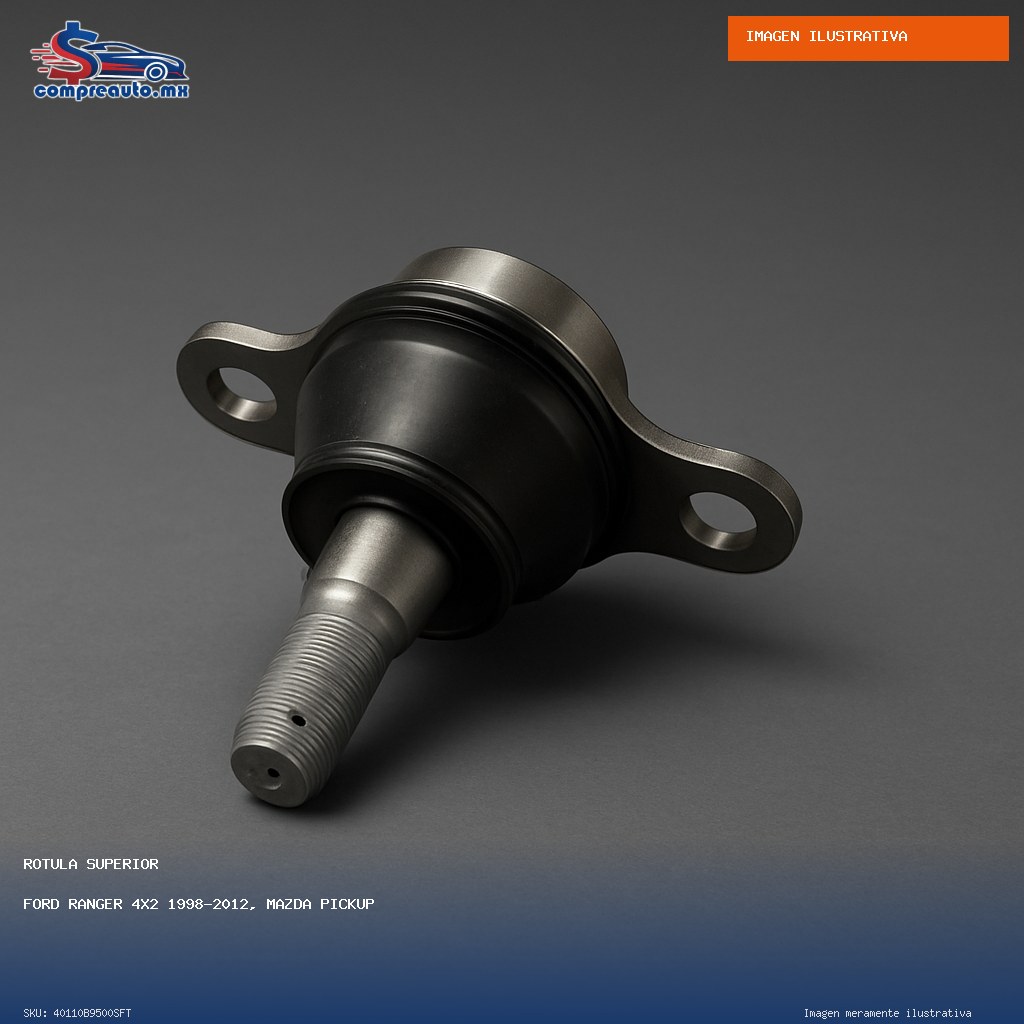 Rótula Superior Ford Ranger 4x2 1998-2012, Mazda Pickup 4x2 B2300 1998-2010, B2500 1998-2004, B3000, B4000 1998-2008 (SFT 40110B9500SFT)