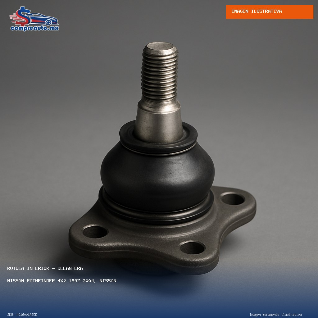 Rótula Inferior Delantera Nissan Pathfinder 4x2 1997-2004, Nissan Pathfinder 4x4 1996-2004 (D 4016001A25D)