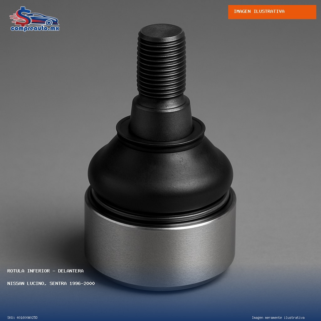Rótula Inferior Delantera Nissan Lucino, Sentra 1996-2000 (D 401600W025D)