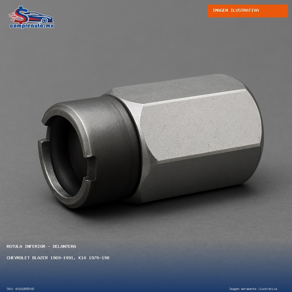 Rótula Inferior Delantera Chevrolet Blazer 1969-1991, K10 1970-1986, K10 Pickup 1970-1974, K10 Suburban 1970-1986, K20 1975-1986, K20 Pickup 1970-1974, K20 Sub (D 40161B9500D)