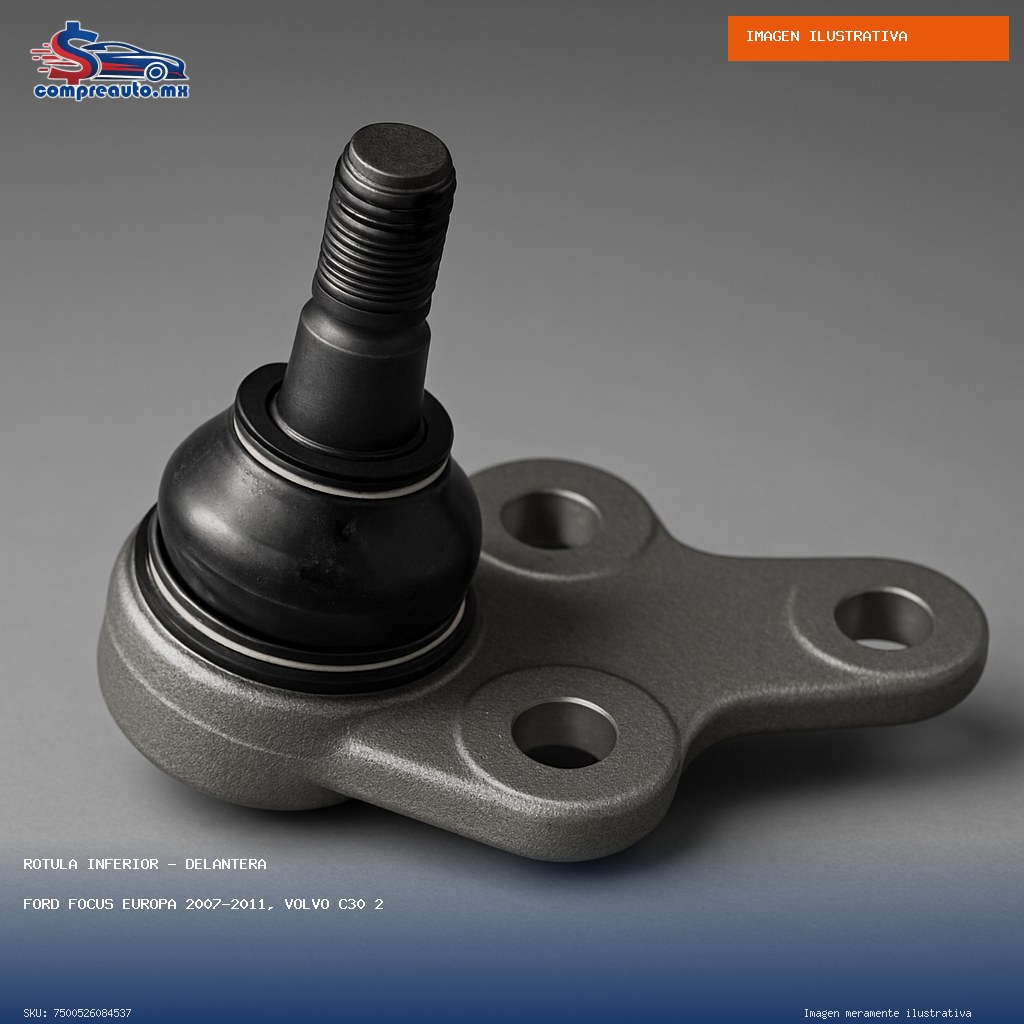 Rótula Inferior Delantera Ford Focus Europa 2007-2011, Volvo C30 2007-2010, S40 2004-2011 (GENERICO 7500526084537)