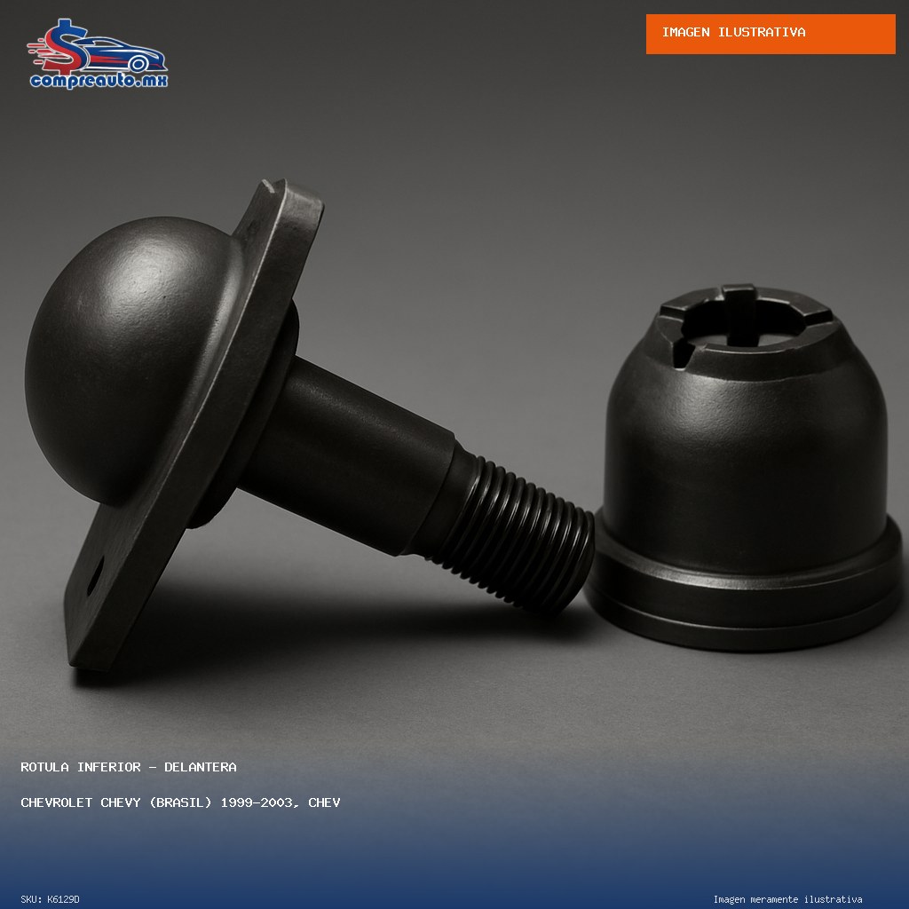 Rótula Inferior Delantera Chevrolet Chevy (Brasil) 1999-2003, Chevy Pickup 1999-2003; GMC Chevy (Brasil) 1999-2003, Chevy Pickup 1999-2003 (D K6129D)