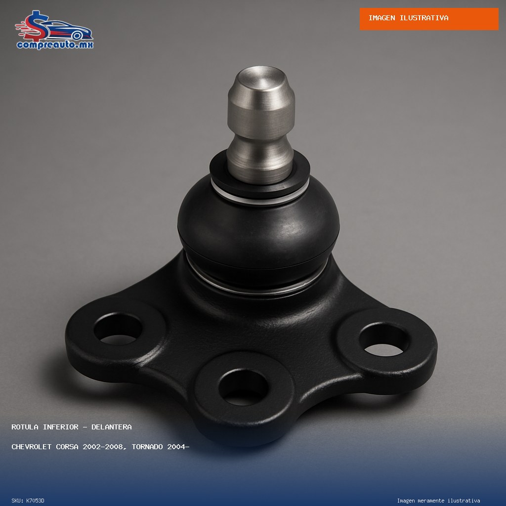Rótula Inferior Delantera Chevrolet Corsa 2002-2008, Tornado 2004-2011; GMC Corsa 2002-2008, Tornado 2004-2011 (D K7053D)