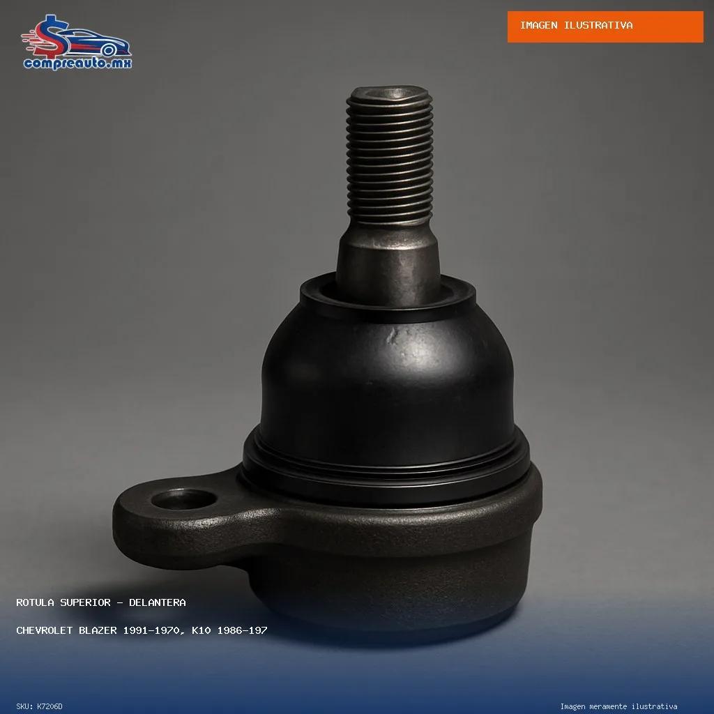 Rótula Superior Delantera Chevrolet Blazer 1991-1970, K10 1986-1975, K10 Pickup 1974-1970, K10 Suburban 1986-1970, K20 1986-1975, K20 Pickup 1974-1970, K20 Suburban (D K7206D)