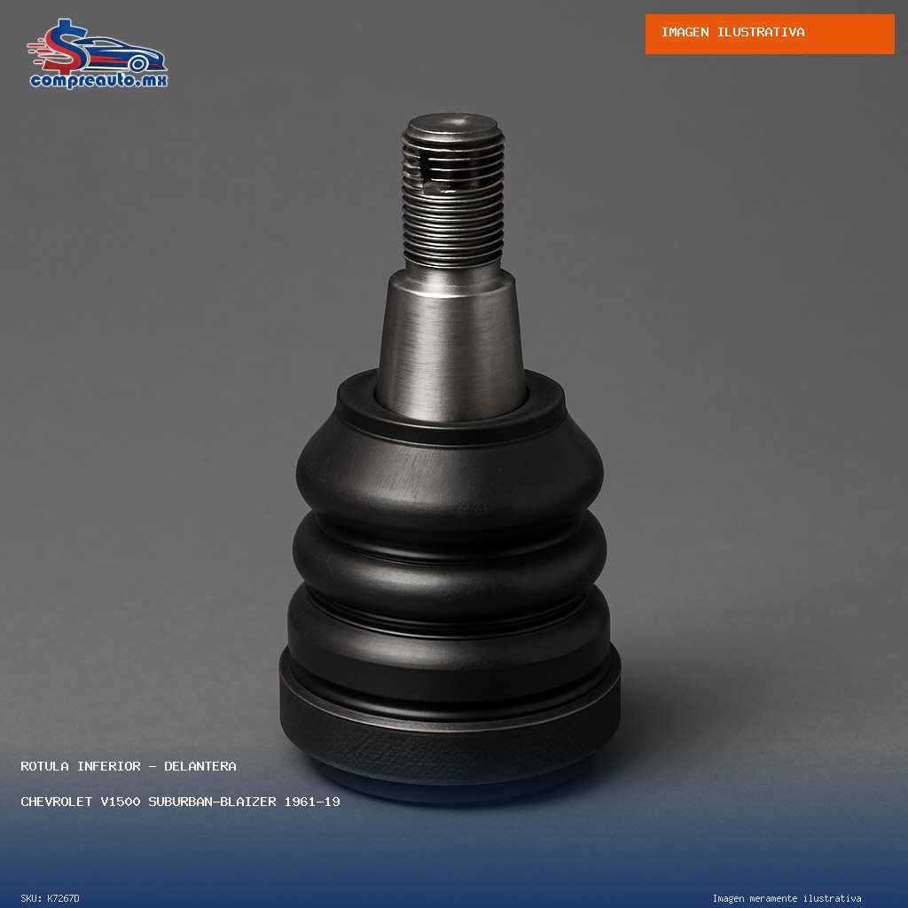 Rótula Inferior Delantera Chevrolet V1500 Suburban-Blaizer 1961-1976; GMC V1500 Suburban-Blaizer 1961-1976 (D K7267D)