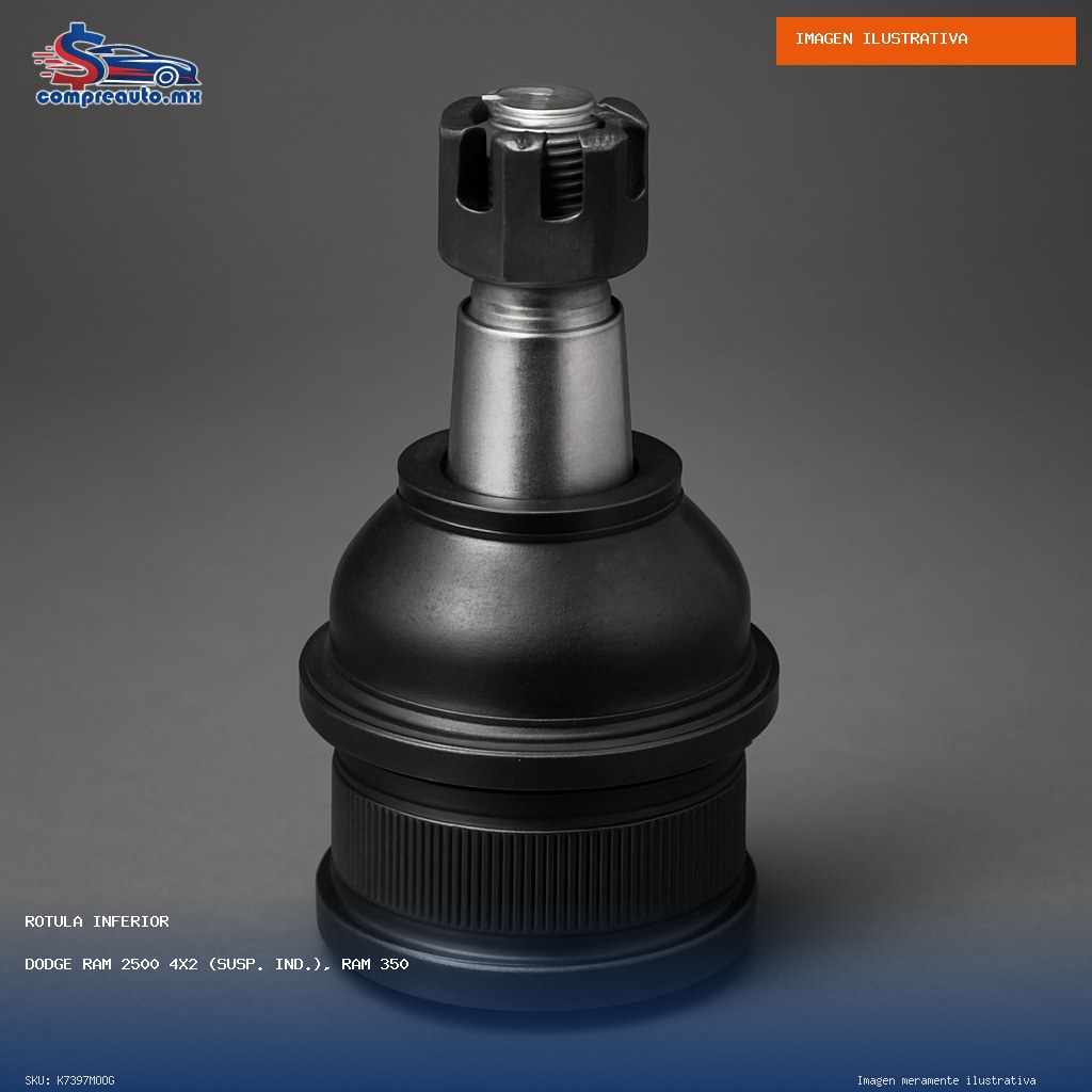 Rótula Inferior Dodge Ram 2500 4x2 (Susp. Ind.), Ram 3500 4x2 (Susp. Ind.) 1994-1999 (MOOG K7397MOOG)