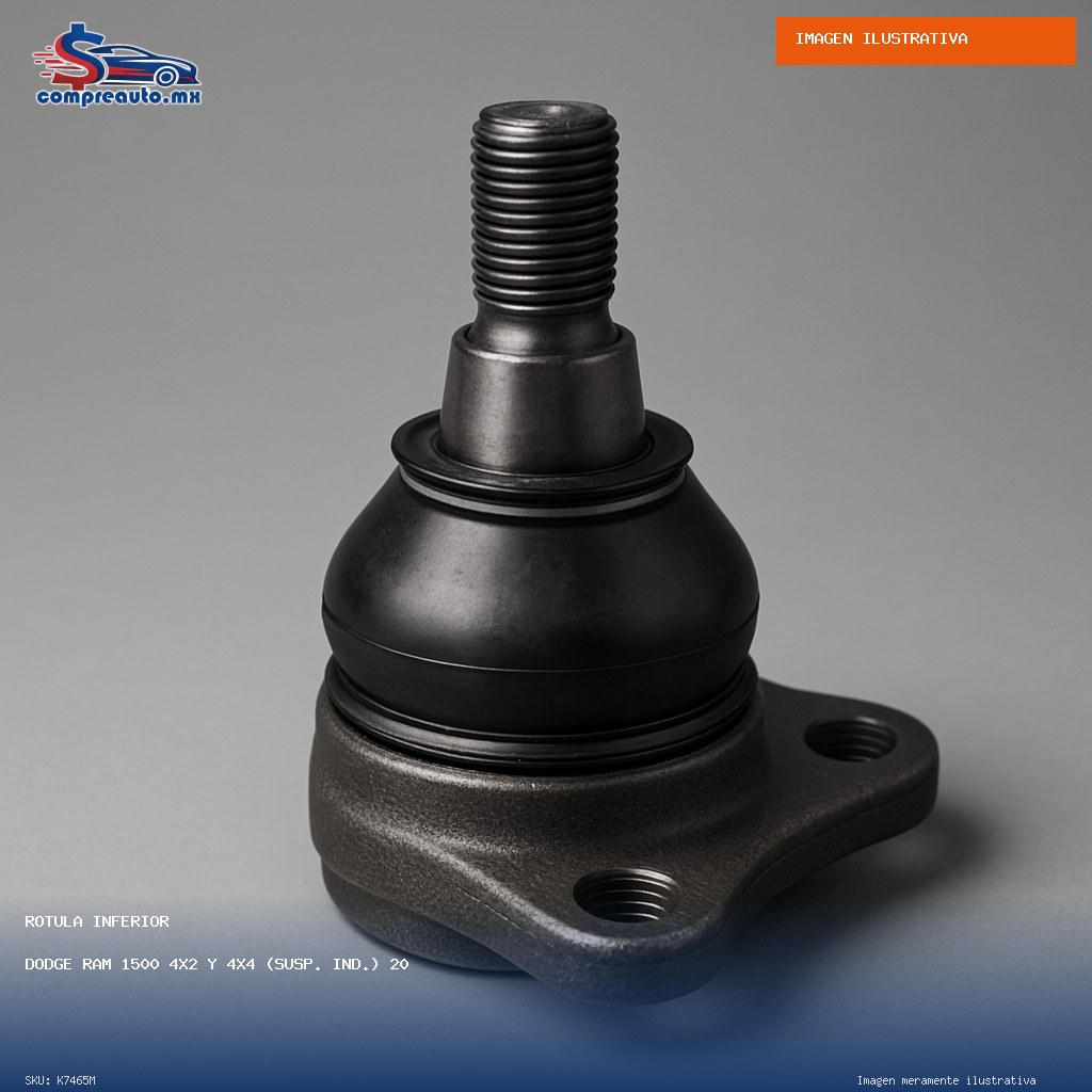 Rótula Inferior Dodge Ram 1500 4x2 y 4x4 (Susp. Ind.) 2009-2014 (M K7465M)