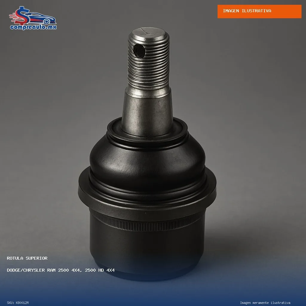 Rótula Superior Dodge/Chrysler Ram 2500 4x4, 2500 HD 4x4 2000-2013, Ram 3500 4x2 2000-2002, Ram 3500 4x4, Ram 4000 2000-2014 (M K80012M)