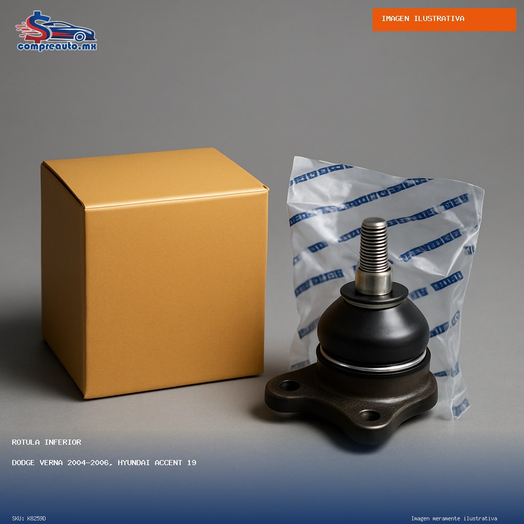 Rótula Inferior Dodge Verna 2004-2006, Hyundai Accent 1999-2005, Sonata 1989-1994, Tiburon 1997-2001 (D K8259D)