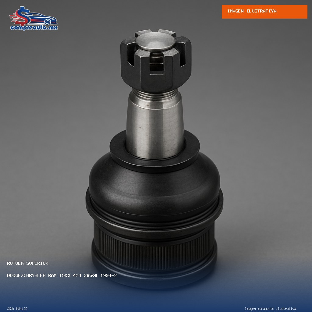 Rótula Superior Dodge/Chrysler Ram 1500 4x4 3850# 1994-2002, Ram 2500 4x4 3850# 1994-1999 (D K8412D)