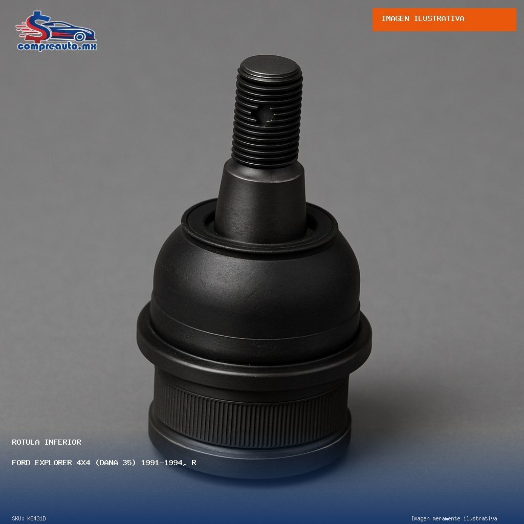 Rótula Inferior Ford Explorer 4x4 (Dana 35) 1991-1994, Ranger 4x4 (Dana 35) 1990-1997, Mazda Navajo 4x4 1991-1994, Pickup B2300/B3000/B4000 1994-1997 (D K8431D)