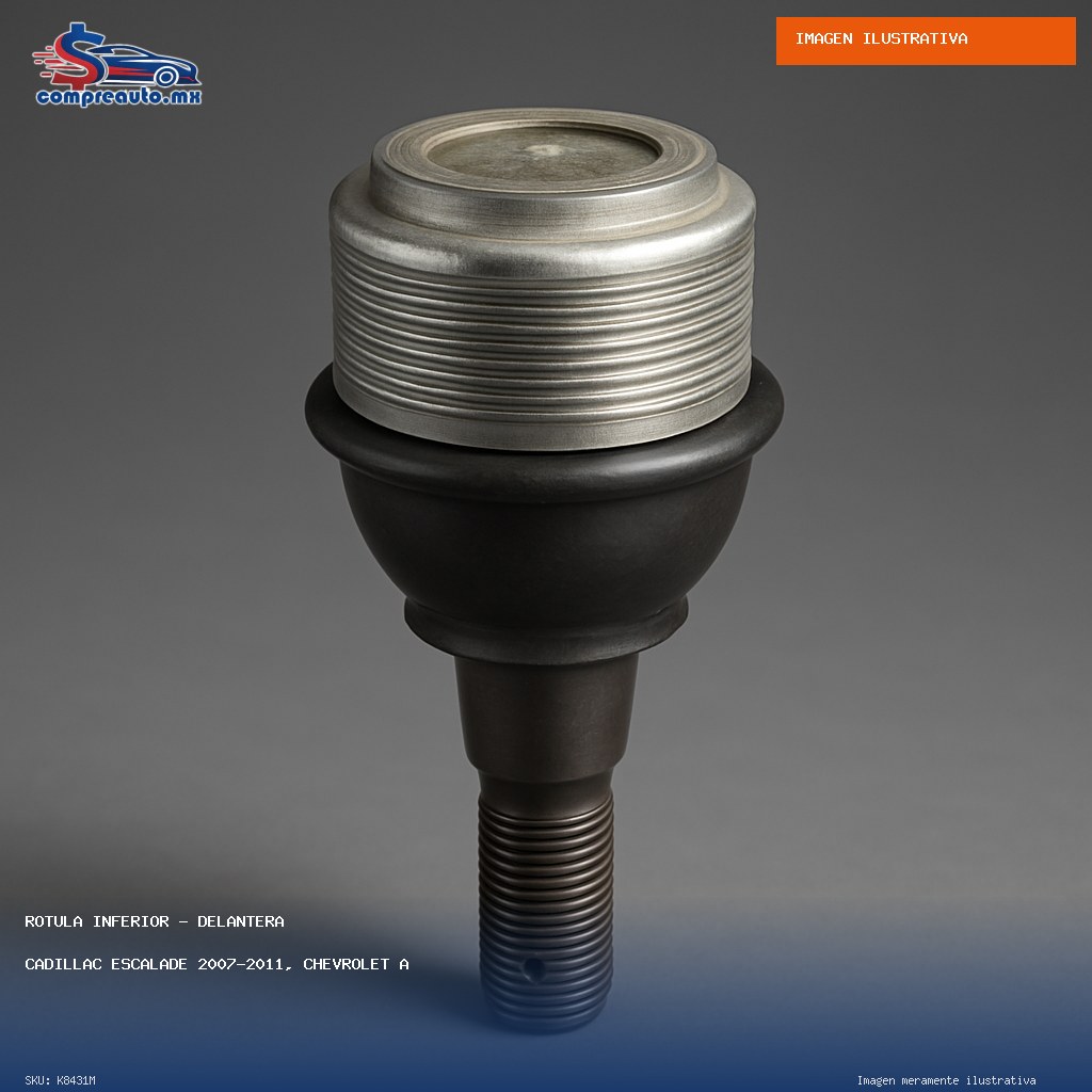 Rótula Inferior Delantera Cadillac Escalade 2007-2011, Chevrolet Avalanche 2007-2011, Silverado 1500 2007-2011, Suburban 1500 2009-2011, Tahoe 2007-2011, GMC Sierra (M K8431M)