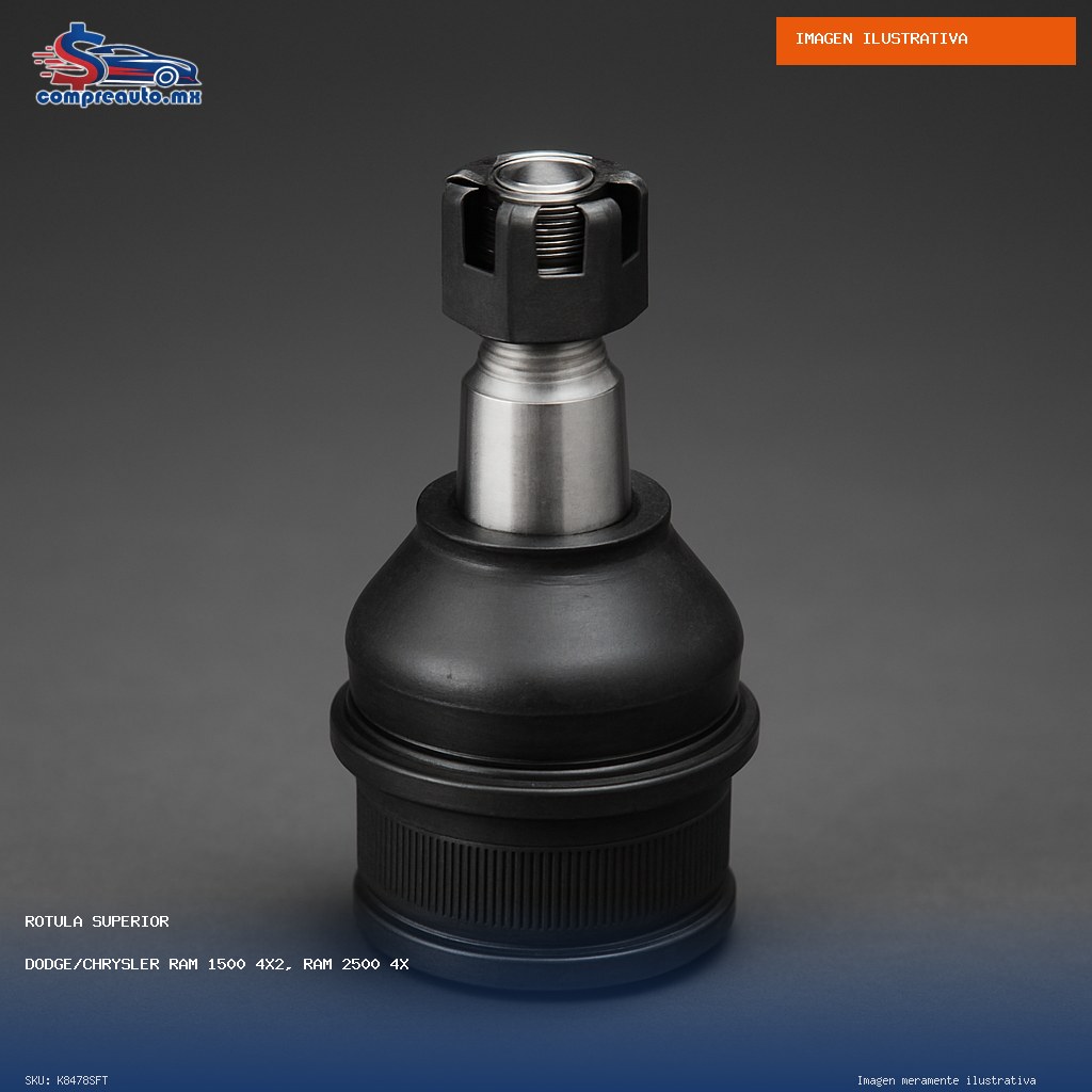 Rótula Superior Dodge/Chrysler Ram 1500 4x2, Ram 2500 4x2, Ram 3500 4x2, Ramcharger 4x2 2000-2002 (SFT K8478SFT)