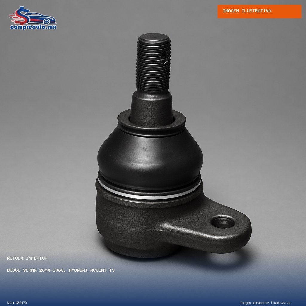 Rótula Inferior Dodge Verna 2004-2006, Hyundai Accent 1999-2005, Sonata 1989-1994, Tiburon 1997-2001 (D K8547D)
