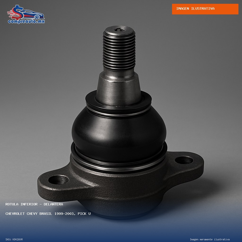 Rótula Inferior Delantera Chevrolet Chevy Brasil 1999-2003, Pick Up 1999-2003 (M K90260M)