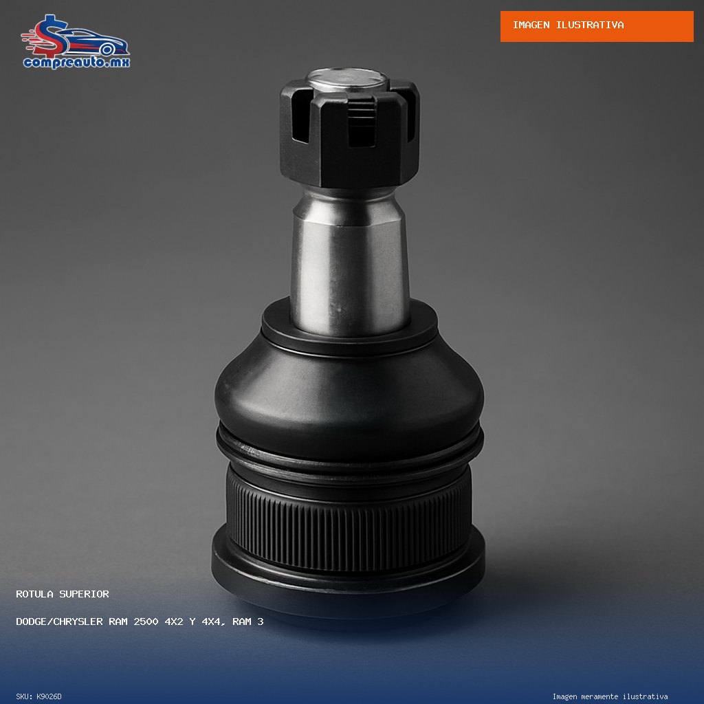 Rótula Superior Dodge/Chrysler Ram 2500 4x2 y 4x4, Ram 3500 4x2 y 4x4 2006-2014 (D K9026D)