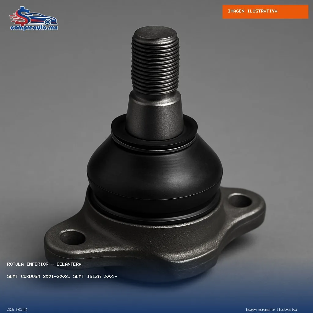 Rótula Inferior Delantera Seat Cordoba 2001-2002, Seat Ibiza 2001-2002, Volkswagen Derby 1995-2009, Volkswagen Golf II 1987-1992, Volkswagen Jetta II 1985-1992, Vol (D K9344D)