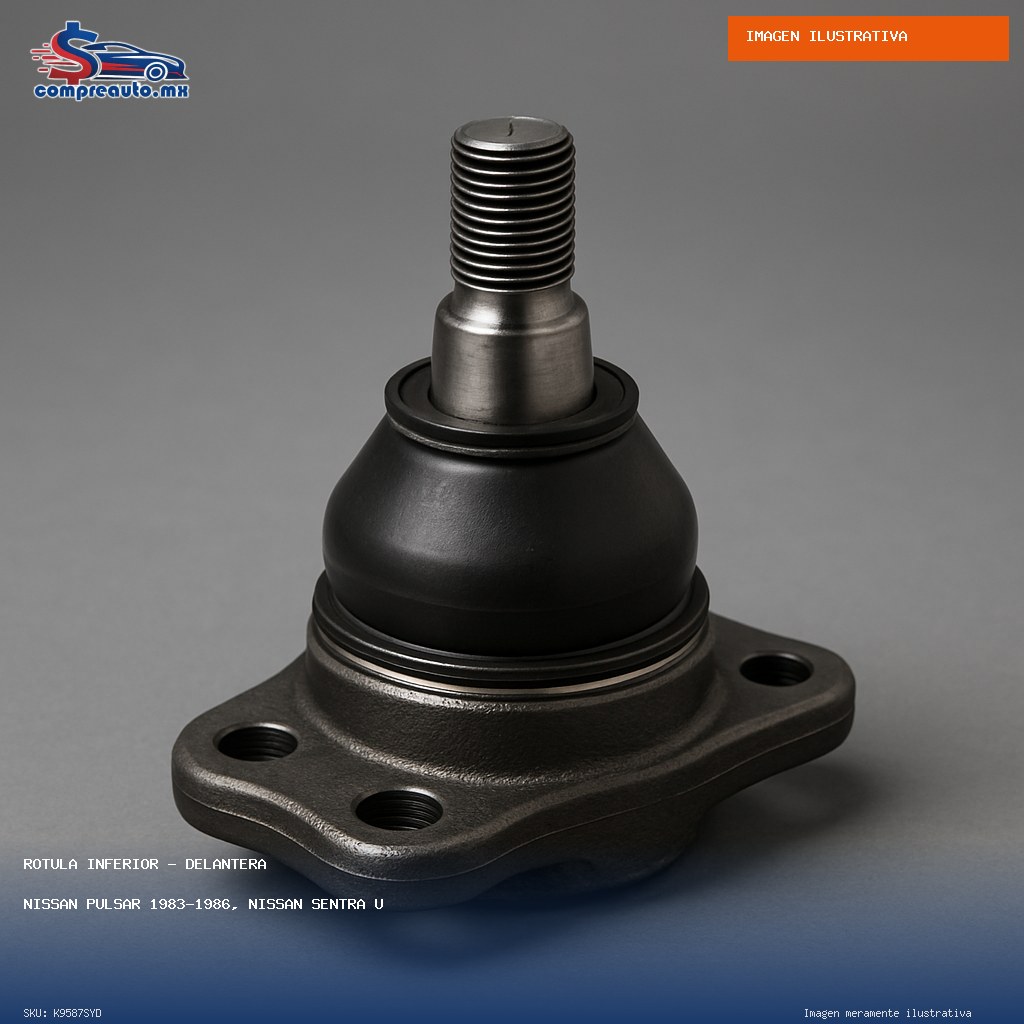 Rótula Inferior Delantera Nissan Pulsar 1983-1986, Nissan Sentra USA 1982-1986, Nissan Tsuru I 1984-1987 (SYD K9587SYD)