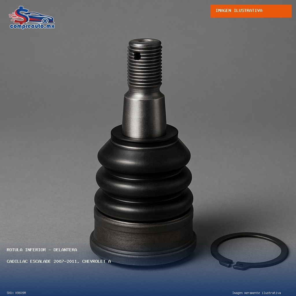 Rótula Inferior Delantera Cadillac Escalade 2007-2011, Chevrolet Avalanche 2007-2011, Silverado 1500 2007-2011, Suburban 1500 2009-2011, Tahoe 2007-2011, GMC Sierra (M K9609M)