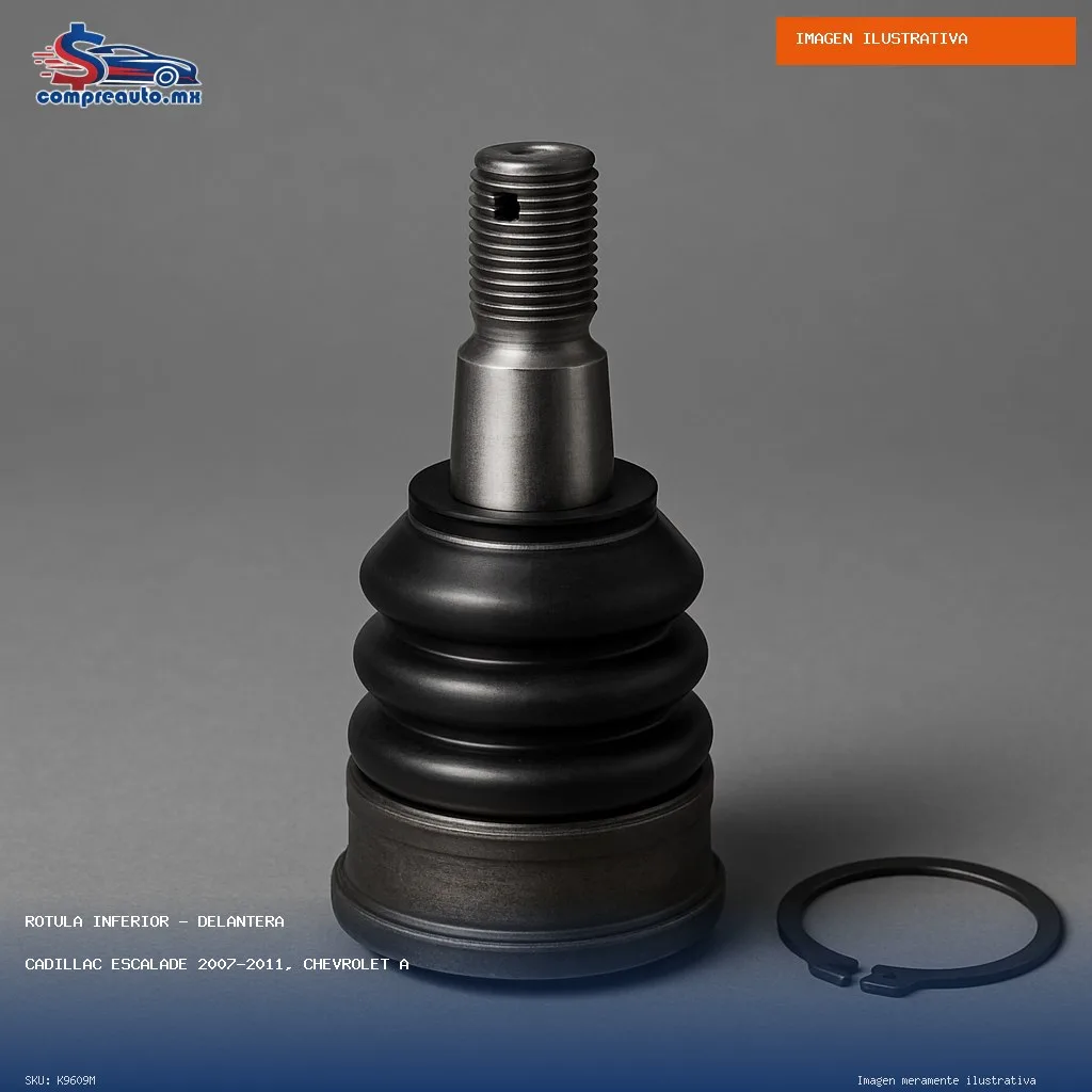 Rótula Inferior Delantera Cadillac Escalade 2007-2011, Chevrolet Avalanche 2007-2011, Silverado 1500 2007-2011, Suburban 1500 2009-2011, Tahoe 2007-2011, GMC Sierra (M K9609M)